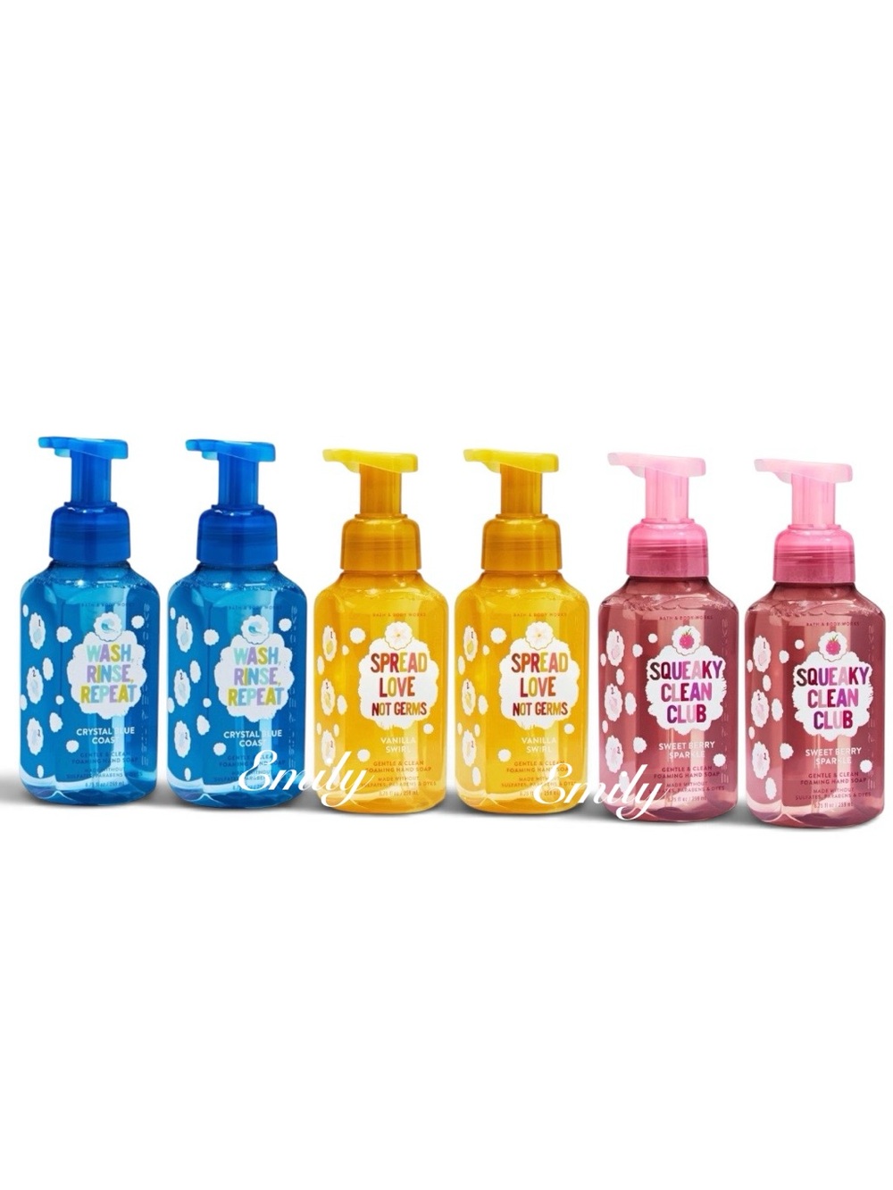 6X Bath & Body Works Kids Foaming Hand Soap 8.75 fl oz Bundle